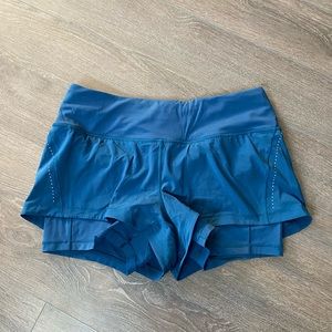 Women’s Lululemon Blue Athletic Shorts